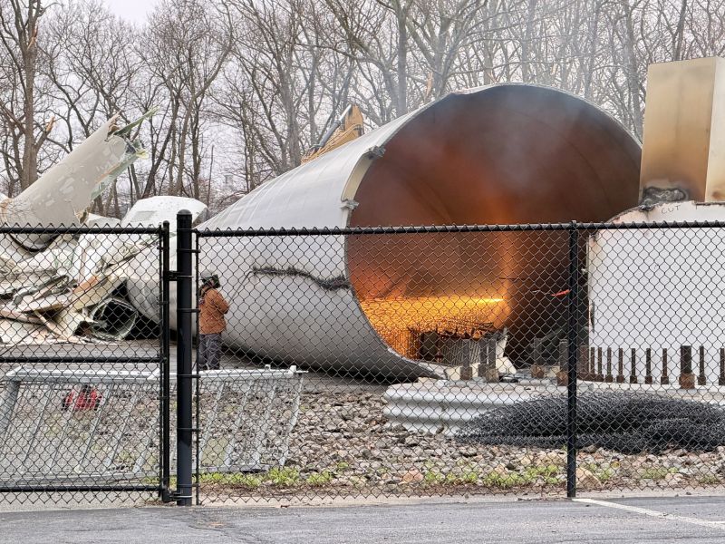 Image for the Tweet beginning: Windmills were knocked down earlier