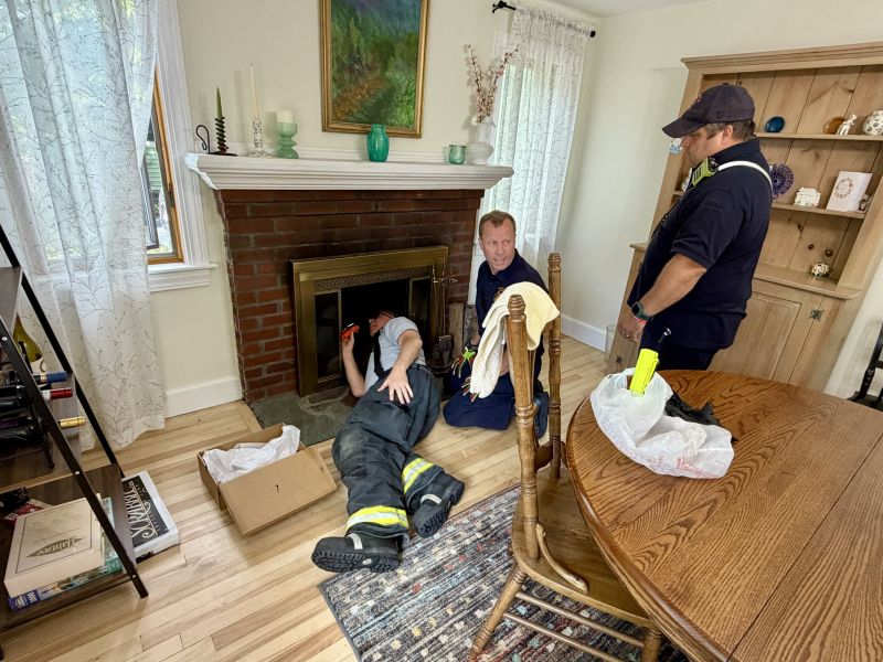 Image for the Tweet beginning: Peabody FFs helped a resident