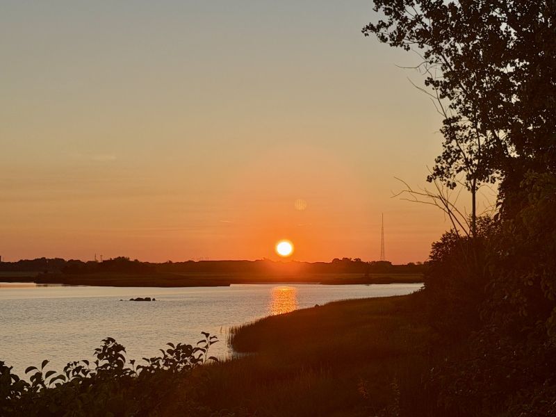 Image for the Tweet beginning: Good morning from Rumney Marsh