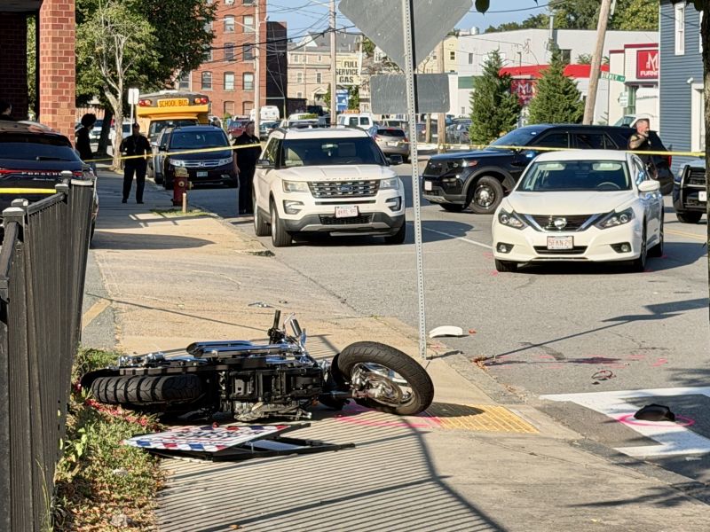 Image for the Tweet beginning: Serious injury accident in Peabody