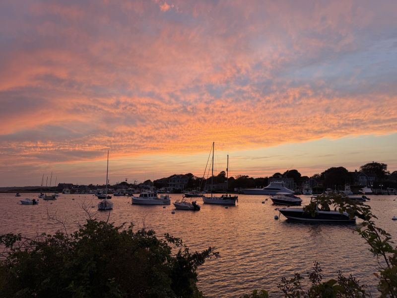 Image for the Tweet beginning: Nite nite, Falmouth Harbor. #boston